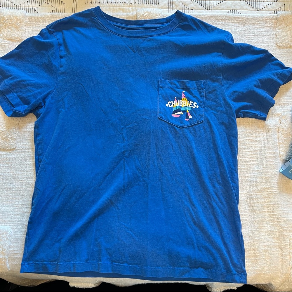 Chubbies Sky Blue Cotton Tee